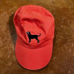 Peach colored The Black Dog women’s hat